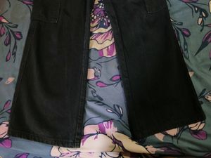 Zara Black Faded Cargo Jeans