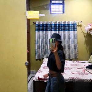Cute Black Crop Top