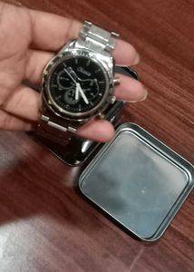 Chance Watch with Metal Band