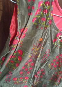 Floral Print Kurta