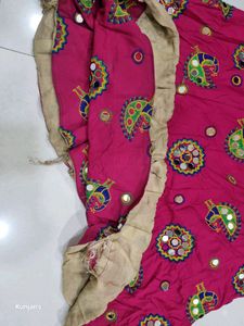 Navratri Chaniya Choli With Dupatta Rani Colour