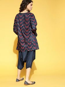 Stylish Ethnic top and dhoti