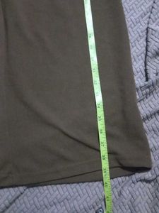 Olive Green Wide Leg Trousers