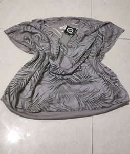 Beautiful Grey Butterfly Top