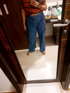 Brand New Denim Cargo Jeans