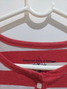 Striped Long Sleeve Top