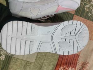 Cute Pink &amp; White Sneakers