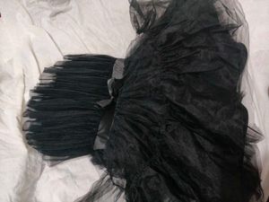 Black Flowyy Princess Dress