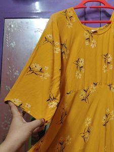 Rayon Floral Long Frock