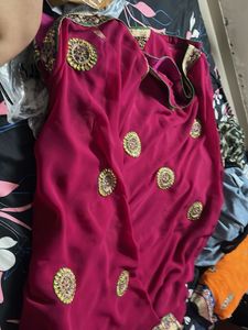 Elegant Pink Saree