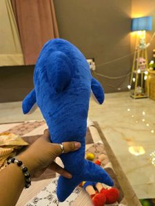 Blue Dolphin Plush Toy