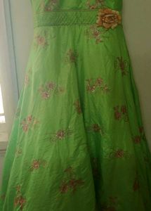 Embroidery Gown For Party