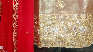 Women Golden Shine Kurta Sets