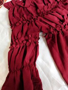 Smocked Off Shoulder Top