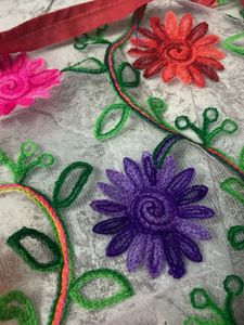 Floral Embroidered Shrug