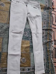 White Denim Skinny Jeans