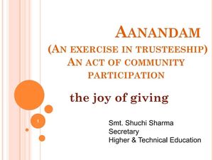 Filled Anandam Diary