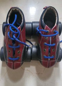Red & Black Shoes Roller Skates