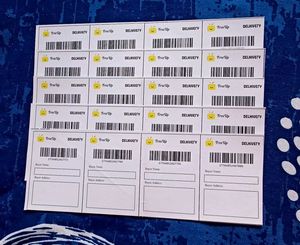 20 Sticky Shipping Label