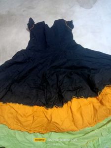 Cotton Black Gown