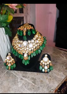 Royal Green Kundan Bridal Set
