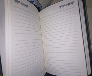 🟩New 2025 Diary With Pen Navy Blue Colour