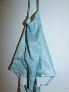 Shiny Scarf Top