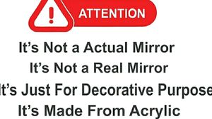 Deal price!! NEW: Acrylic Mirrors Self Stick
