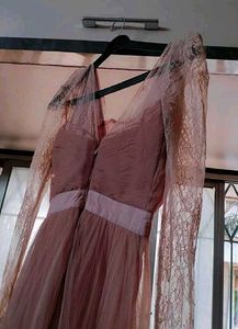 Elegant Pink Ethnic Gown