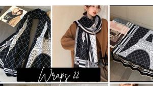 Chanel Eiffel Tower Scarf Semi Winter ❄️