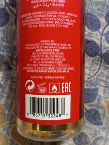 Guess Red Noir Body Mist Also Up For Swaps