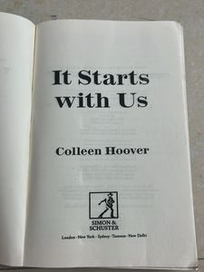 It Starts With Us Book