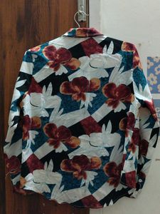 Floral Print Long Sleeve Shirt