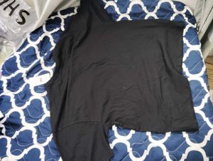 Shein Black Graphic Print T-Shirt