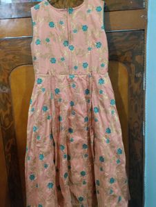Embroidered Indian Gown