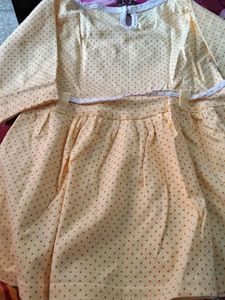 Kid Girls  Frock  ( 6 To 9 Months)