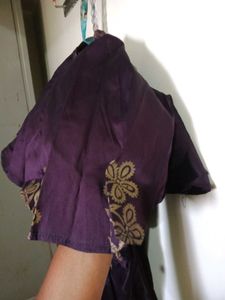 Purple Floral Dress