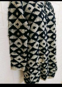 Shrug Style Woollen Cardigan For Women