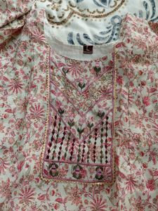 Floral Print Kurta