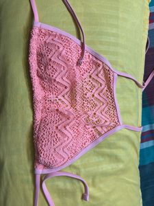Halter Neck Tie Up Beach Top