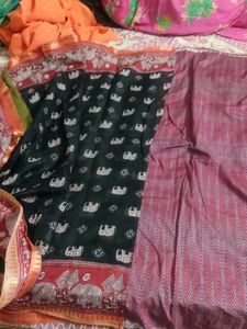 Black Elephant 🐘 Saree