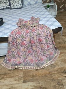 Elegant Floral Print Kurta