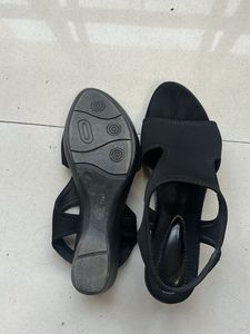 Black Heeled Sandals