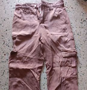 Dusty Brown Cargo Pants