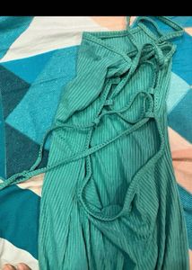 Cyan Backless Dress