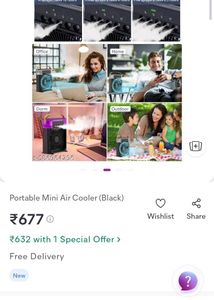 Mini Air Portable Cooler