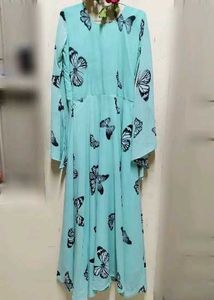 Butterfly Print Maxi Dress condition very 👍🏻 goo