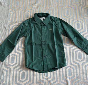 Lacoste Boys Green Shirt