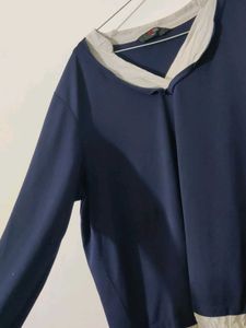 Navy Blue Oversized Tshirt