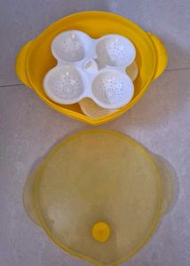 Yellow Microwave Idli Maker